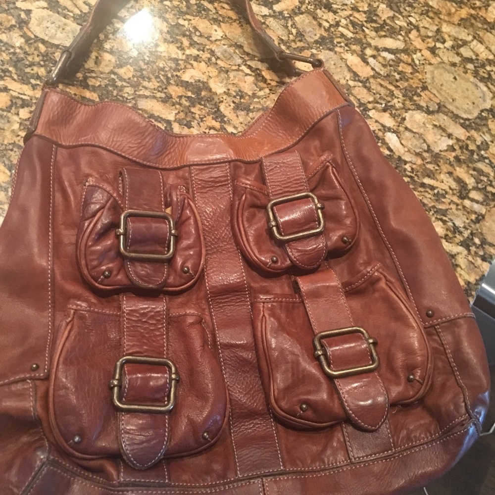 Banana republic Hobo authentic leather brown bag